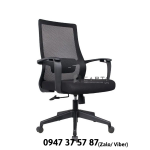Ghế xoay văn phòng chất liệu lưới khung nhựa đen chân xoay hiện đại CE4527...png